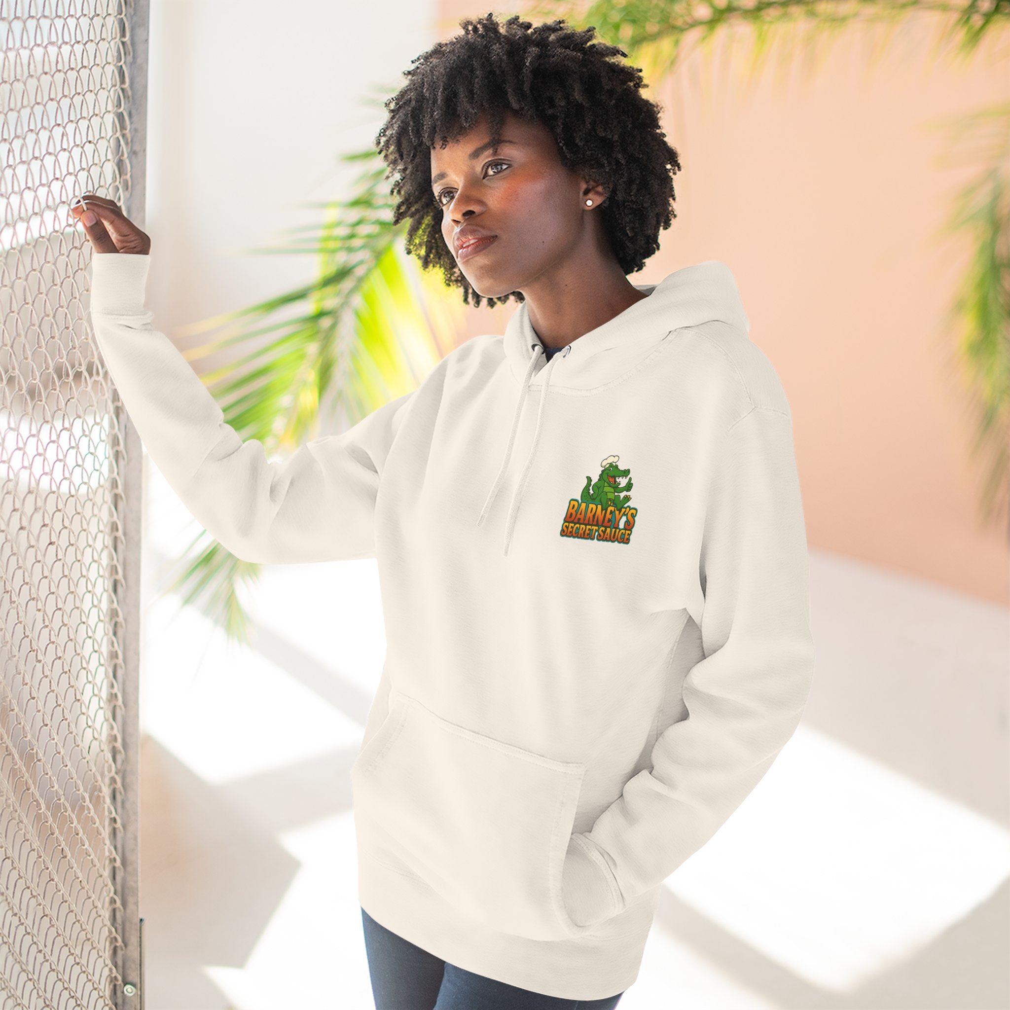 Cozy Three-Panel Fleece Hoodie