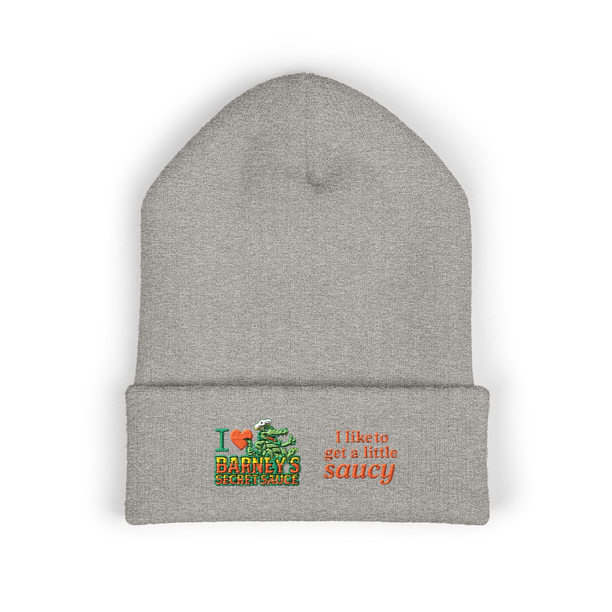 I Love Barneys-Classic Cuffed Beanie