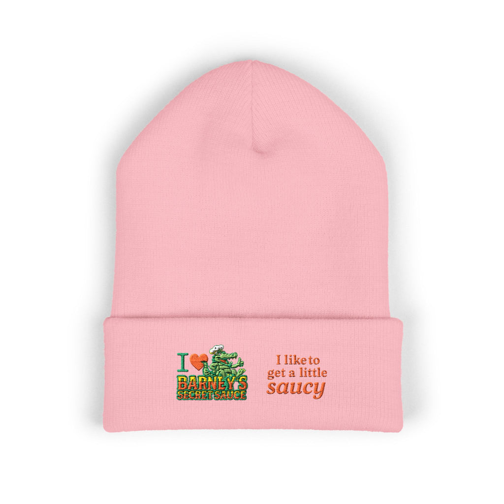 I Love Barneys-Classic Cuffed Beanie