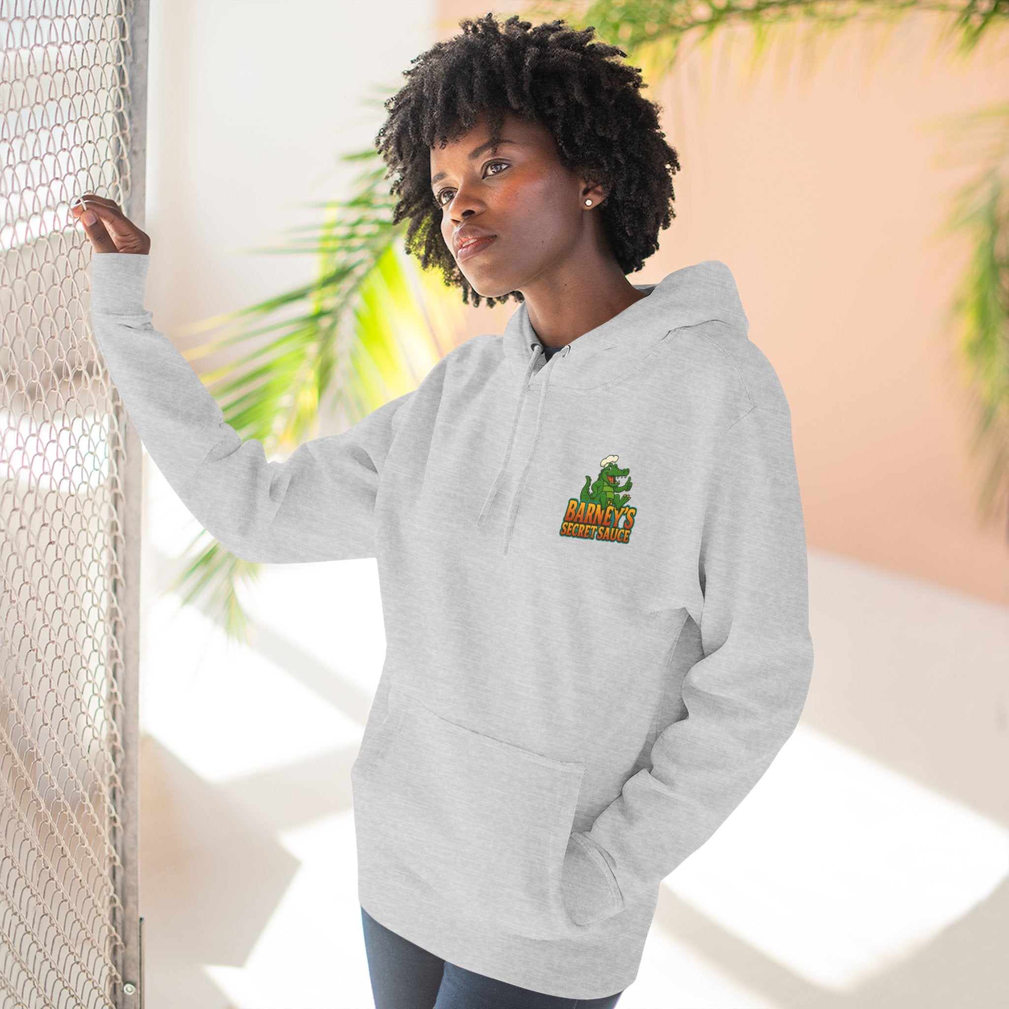 Cozy Three-Panel Fleece Hoodie