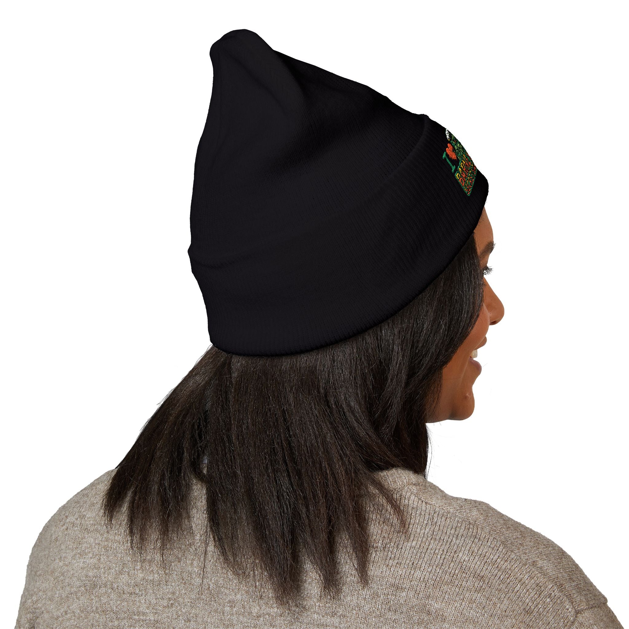 I Love Barneys-Classic Cuffed Beanie