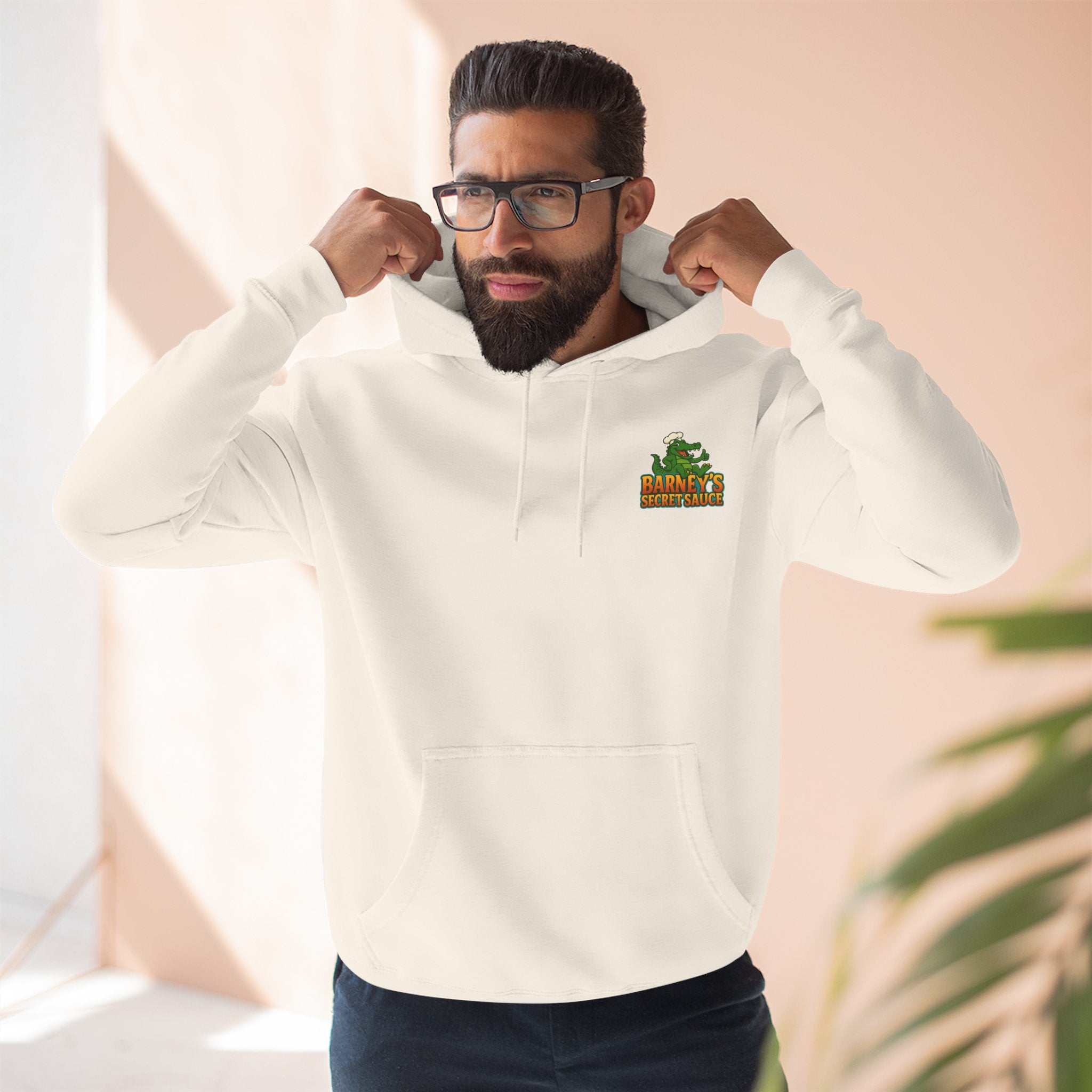 Cozy Three-Panel Fleece Hoodie