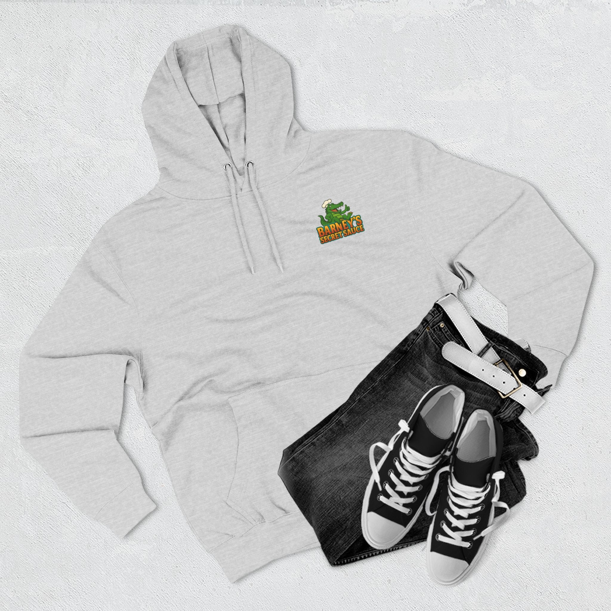 Cozy Three-Panel Fleece Hoodie