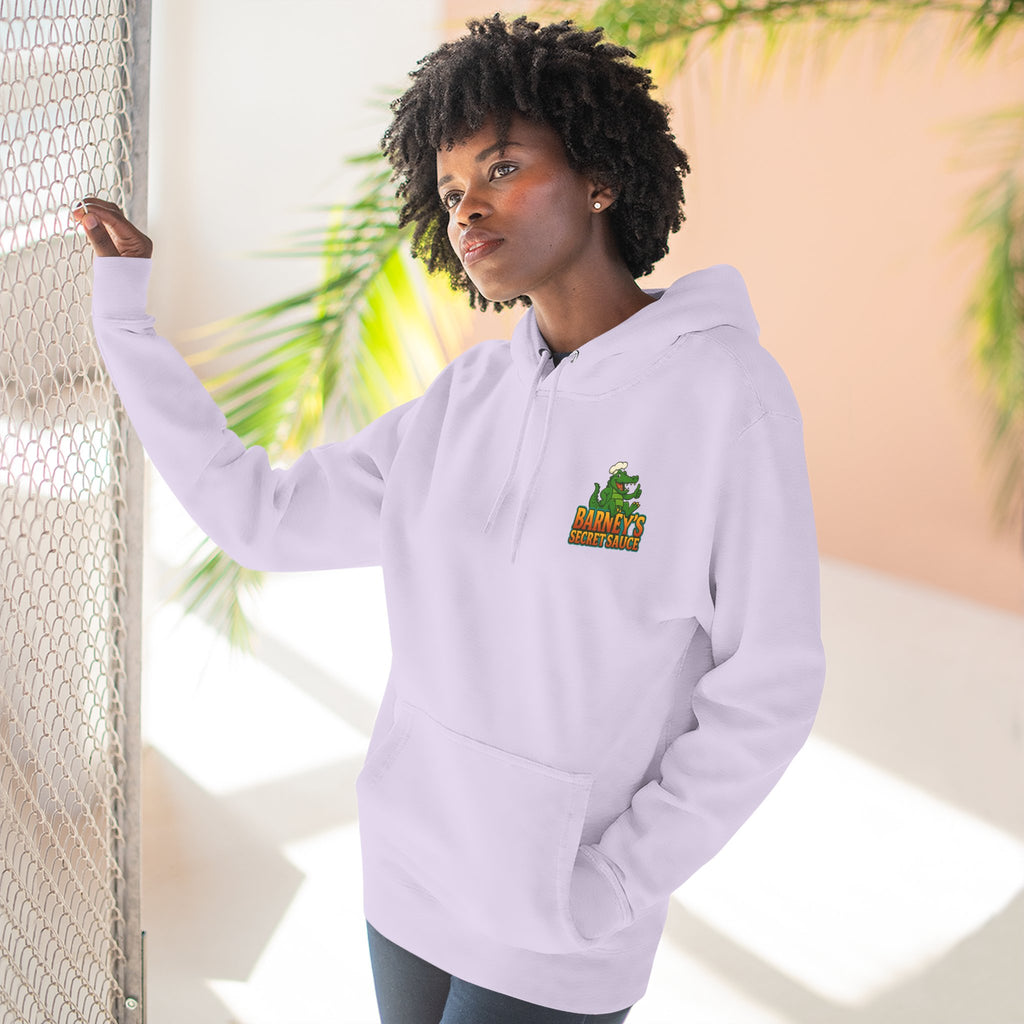 Cozy Three-Panel Fleece Hoodie