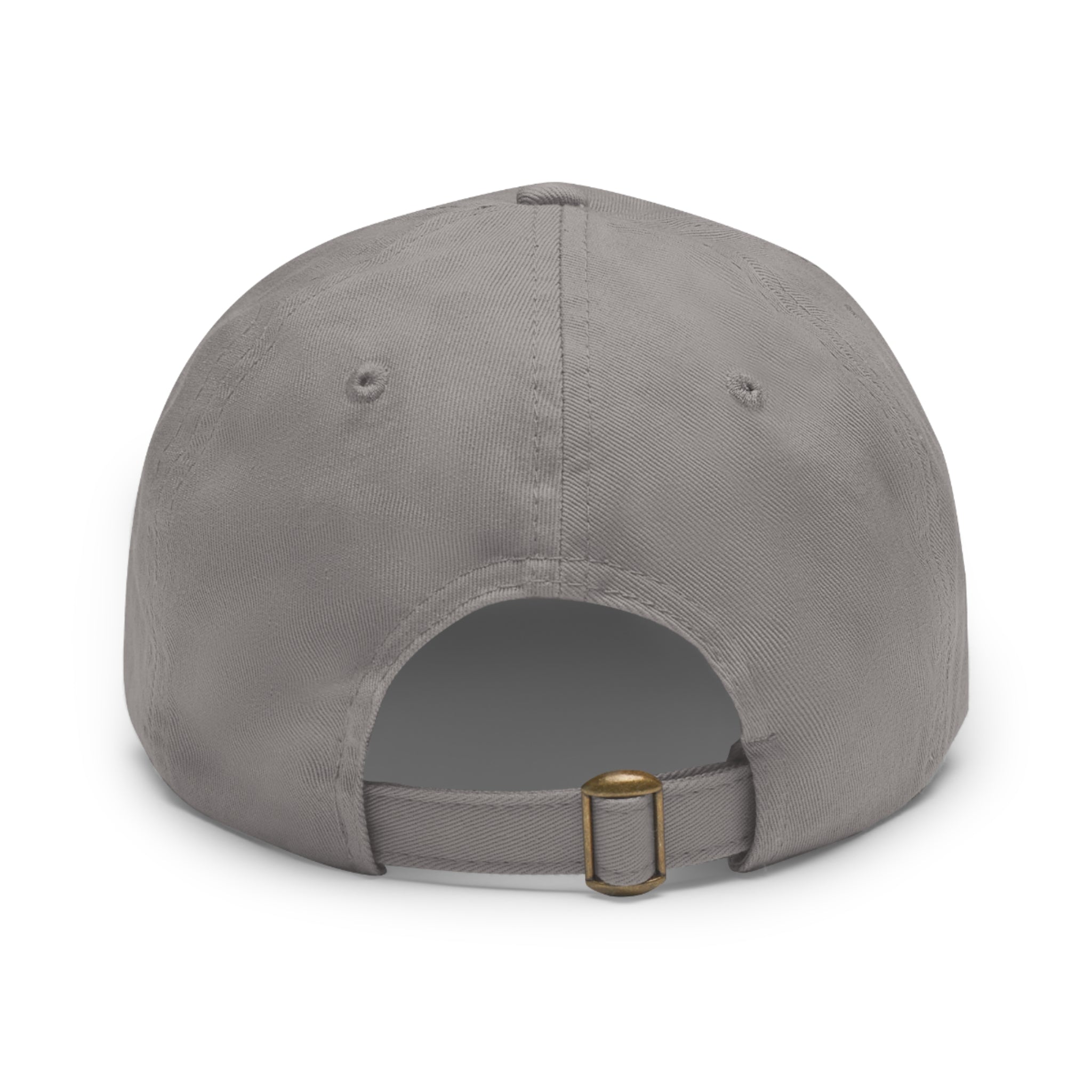 Hat with Leather Patch (Round)